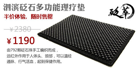 泗濱砭石枕墊